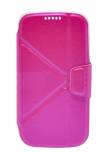 Samsung Galaxy S3 Neo I9301I - Leather Wallet Case Ancus Pink